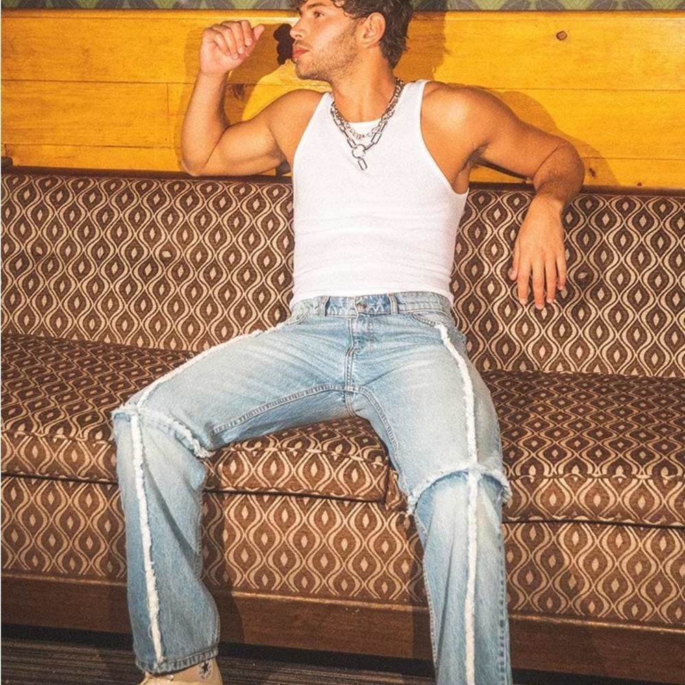 REVICE The Graduate Hustler Relaxed Men's Jeans size 34 vintage straight leg